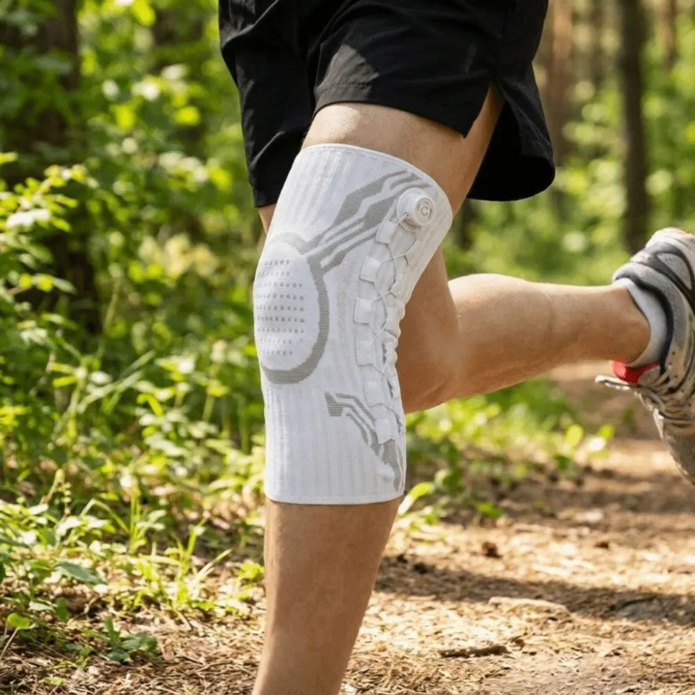 Sports Accessories Adjustable Knee Brace with Knob Elastic Joint Support Non-Slip Lightweight Meniscus Support Sports